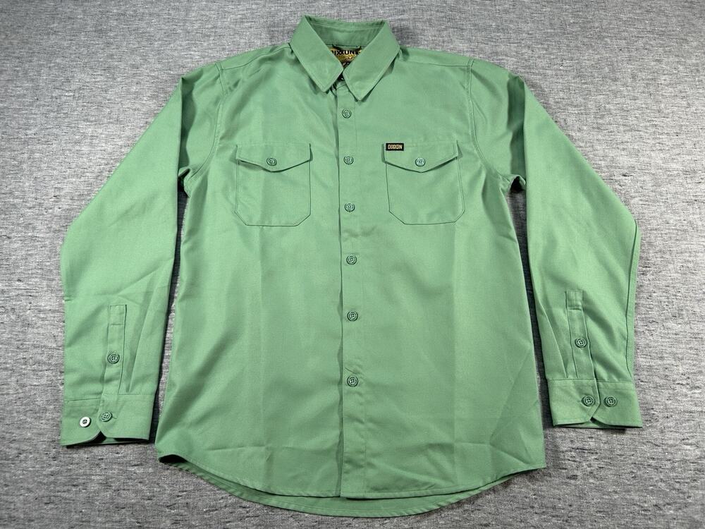 Dixxon Heisenberg Flannel Shirt Mens Medium Green Long Sleeve Breaking Bad